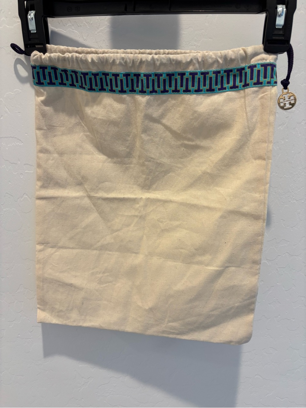 Tory Burch Canvas Drawstring Dust Bag